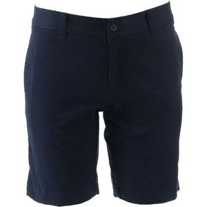 NWT‎ LANDS' END JUNIOR'S PLAIN FRONT BLEND CHINO SHORTS CLASSIC NAVY 1